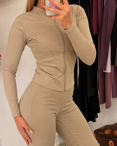 Calza Yoga Oxford Beige