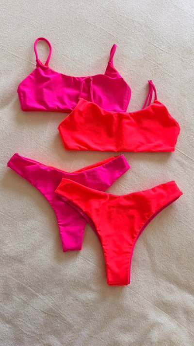 Bikini Reversible Atenas Coral