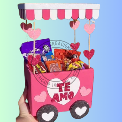 Caja Carrito Dulcero 