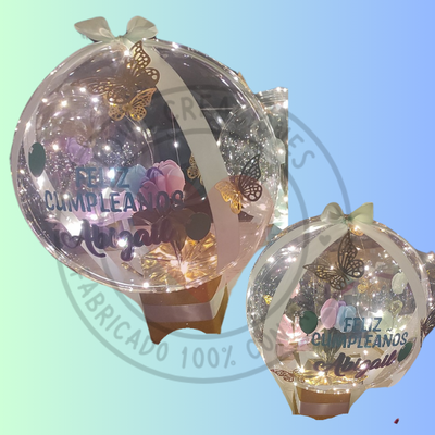 Globo Con Rosa Eterna