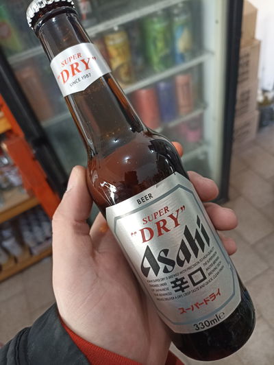 Fourpack cerveza Asahi (Japón) porrón 330ml.