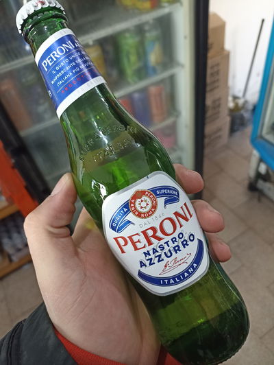 Fourpack cerveza Peroni (Italia) porrón 330ml.
