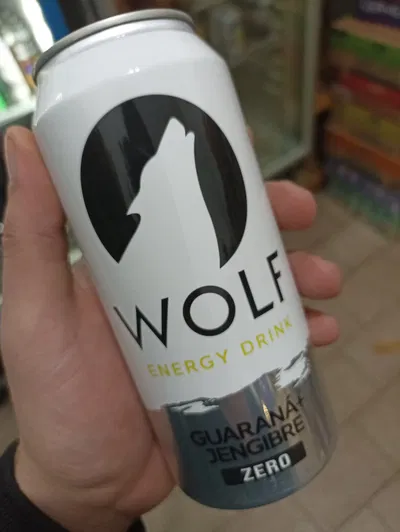 Energizante Wolf Energy Guaraná y Jengibre Sin Azúcar Lata 437ml 