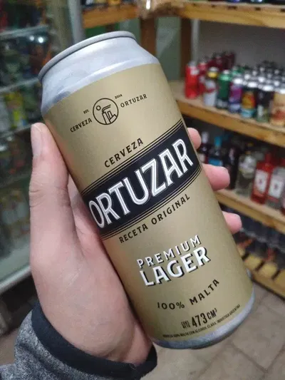 Cerveza Ortuzar Lager Lata 473ml