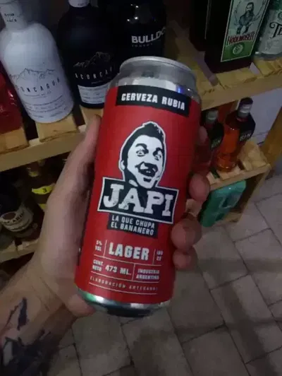 Cerveza Japi (El Bananero) Lager Lata 473ml