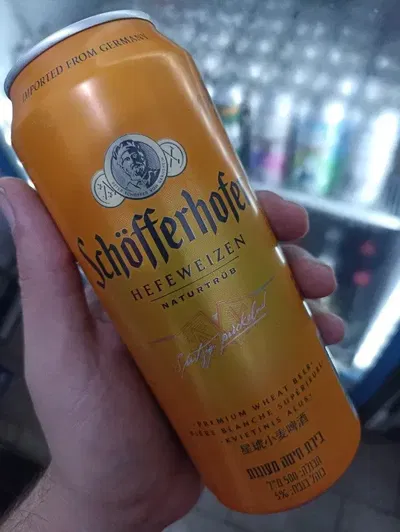 Cerveza Schofferhofer (Alemania) Hefeweizen Lata 500ml