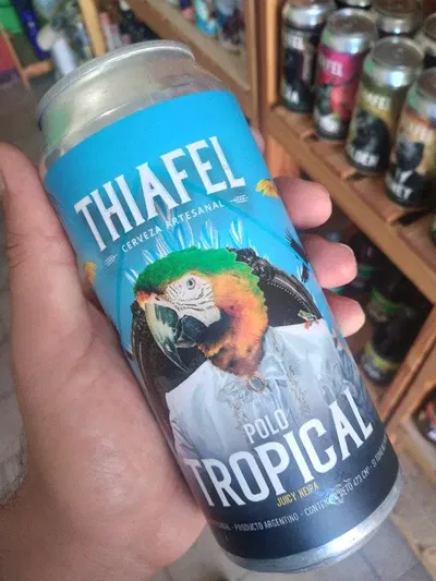 Cerveza Thiafel "Polo Tropical" Juicy Neipa Lata 473ml