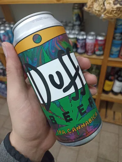 Cerveza Duff Beer Ipa Cannabica Lata 473ml