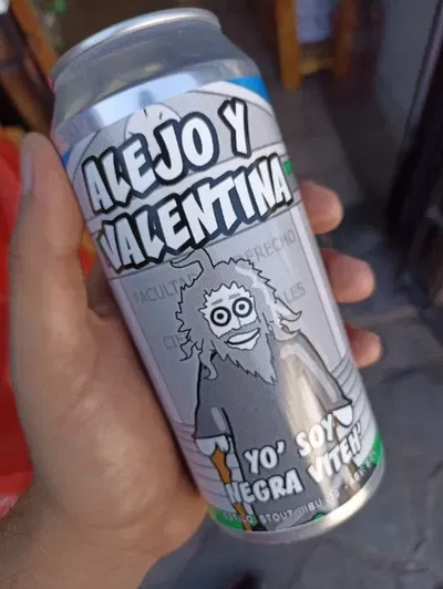 Cerveza Alejo y Valentina "Yo Soy Negra Viteh'" Stout Lata 473ml