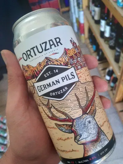 Cerveza Ortuzar German Pils Lata 473ml