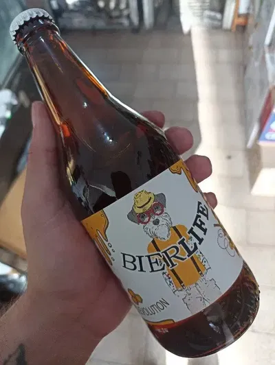 Cerveza Bierlife Honey Porrón 500ml