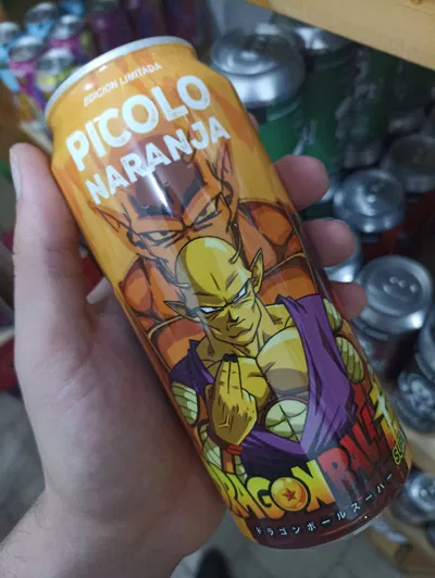 Cerveza Dragón Ball Z MD Picolo Naranja Lata 473ml