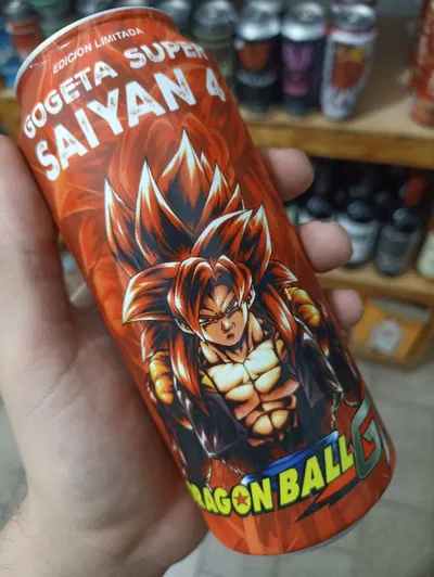 Cerveza Dragón Ball Z MD Gogeta Super Saiyan 4 Lata 473ml