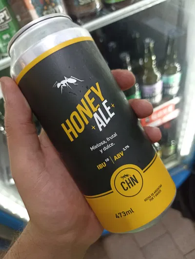 Cerveza Hormiga Negra Honey Ale Lata 473ml.