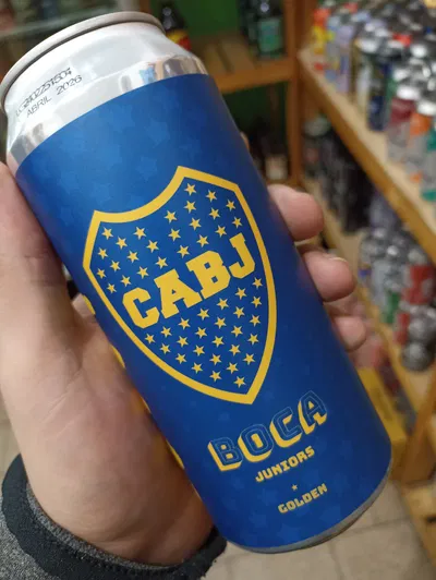 Cerveza Fan Beer Fútbol Boca Juniors Lata 473ml