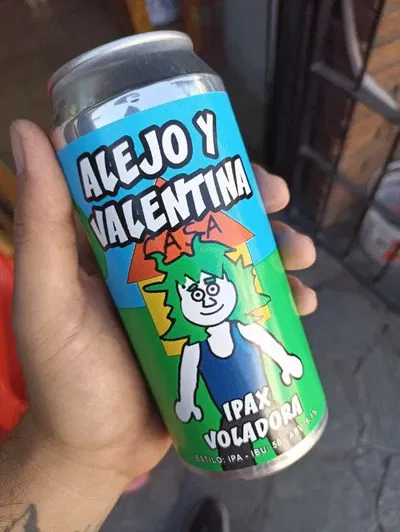 Cerveza Alejo y Valentina "Ipax Voladora" Ipa Lata 473ml