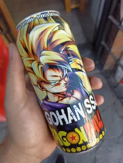 Cerveza Dragón Ball Z Thiafel Gohan SSJ2 Lata 473ml