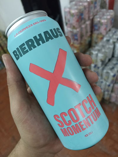 Cerveza Bierhaus Momentum Scottish Lata 473ml