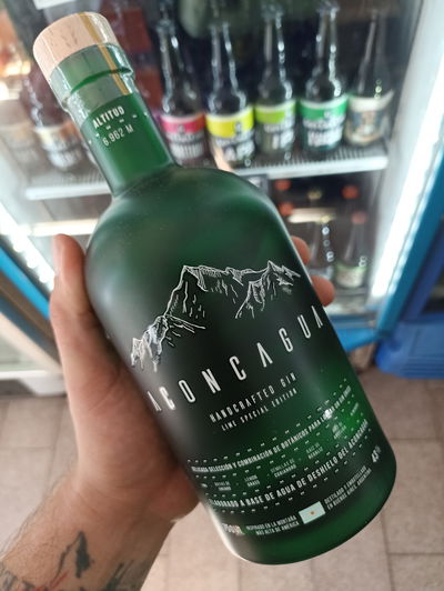 Gin Aconcagua Lime & Lemongrass (Verde) 750ml.