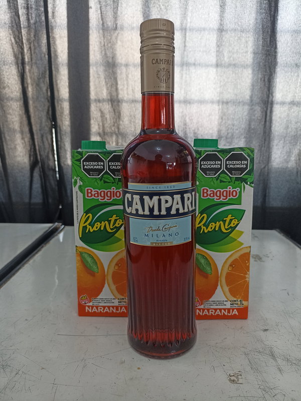 Combo Campari + 2 Baggio Naranja 1L
