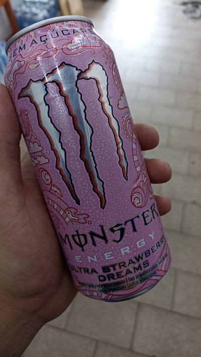Energizante Monster Energy (Importado) Ultra Strawberry Dreams Lata 437ml