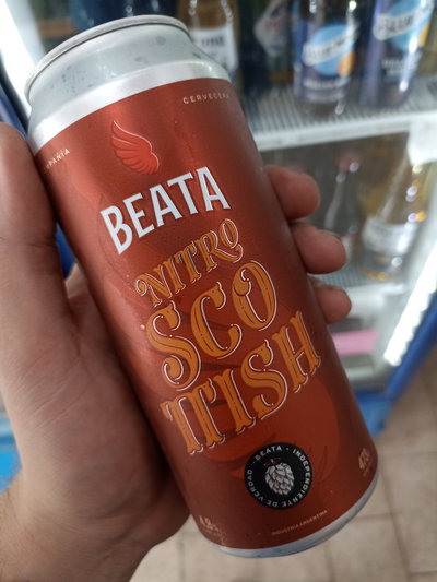 Cerveza Beata Nitro Scottish (Nitrogenada) Lata 473ml