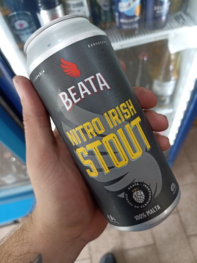 Cerveza Beata Nitro Irish Stout (Nitrogenada) Lata 473ml