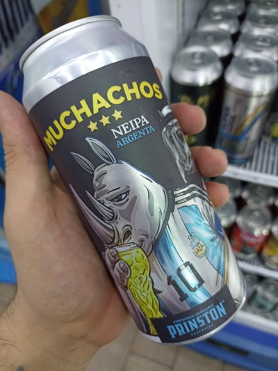 Cerveza Prinston Muchachos Neipa Argenta Lata 473ml