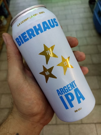 Cerveza Bierhaus Argentipa Ipa Argenta Lata 473ml
