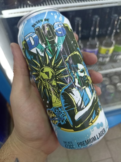 Cerveza Cheka Deseo de Dios Lager Lata 473ml