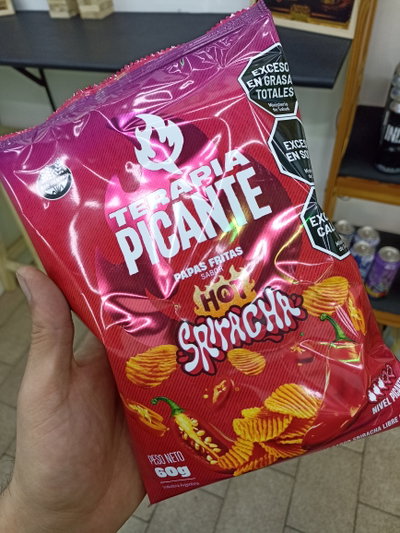 Papas Terapia Picante Hot Sriracha 60mg