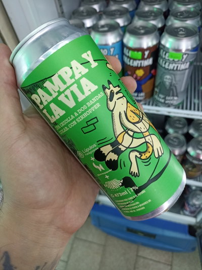 Cerveza Strange x Sir Hopper Pampa y la Via Ipa Argenta Lata 473ml