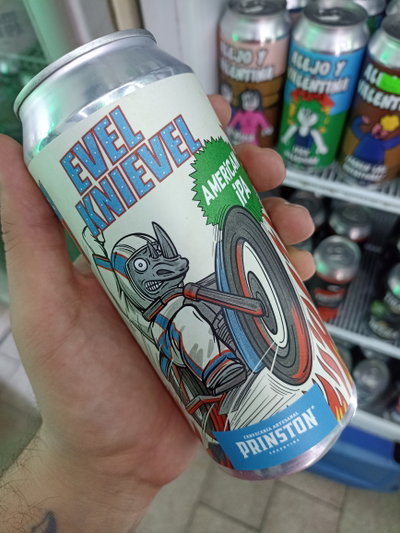 Cerveza Prinston Evel Knievel American Ipa Lata 473ml