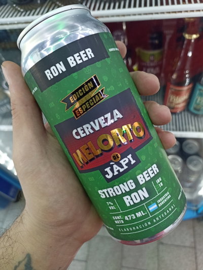 Cerveza Melorto (El Bananero) Strong Ron Lager Lata 473ml