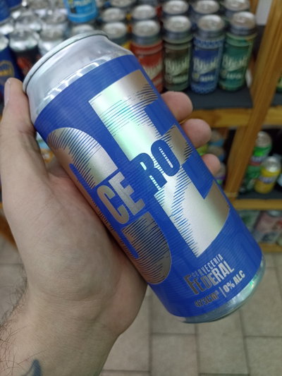 Cerveza Federal Cero Lager Sin Alcohol Lata 473ml