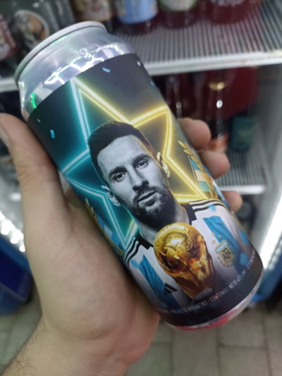 Cerveza Thiafel Golden Lionel Messi Mundialista Lata 473ml