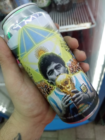 Cerveza Thiafel Golden Diego Maradona Mundialista Lata 473ml
