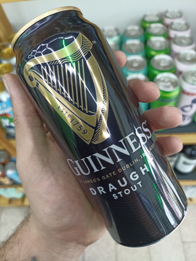 Cerveza Guinness (Irlanda) Draught Stout lata 440ml. 