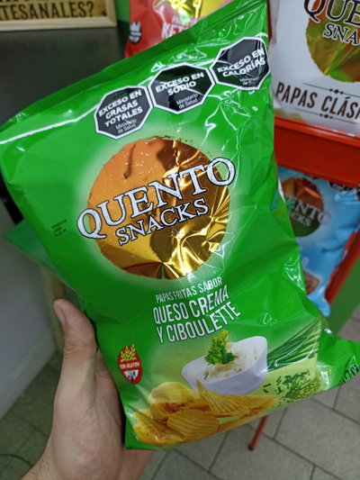 Papas Quento Queso Crema y Ciboulette 82mg