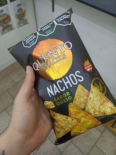 Nachos Quento Sabor Queso 82mg