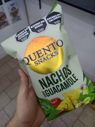 Nachos Quento Sabor Guacamole 82mg
