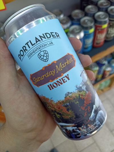 Cerveza Portlander Saturday Market Honey Lata 473ml