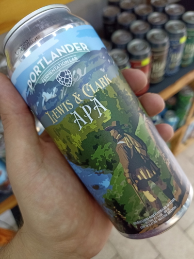Cerveza Portlander Lewis & Clark APA Lata 473ml