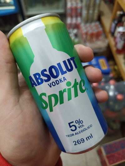 Sixpack Absolut + Sprite (Importada) 269ml.