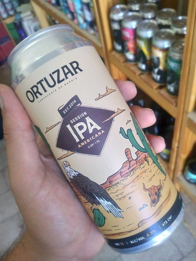 Sixpack cerveza Ortuzar lata 473ml. A elección 
