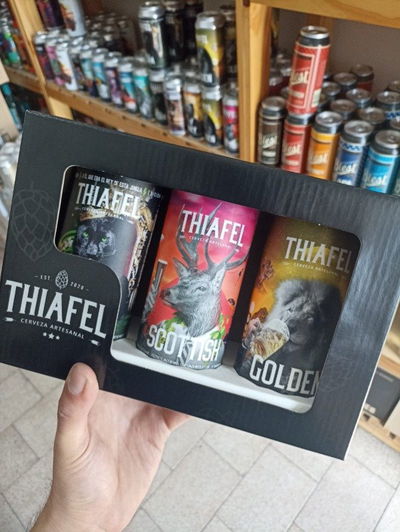 Gift pack cerveza Thiafel "Degustación" (3 Latas)