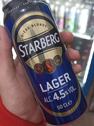 Sixpack cerveza Starberg (Francia) lata 500ml.