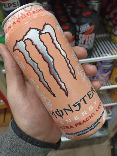 Energizante Monster Energy (Importado) Ultra Peachy Keen Lata 437ml