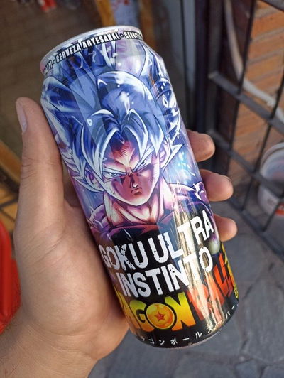 Cerveza Dragón Ball Z Golden lata 473ml. A elección 