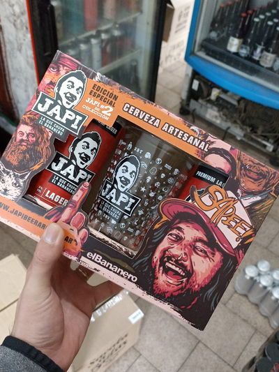 Gift pack cerveza Japi "Vol. #2" (2 Latas + 1 Pinta)